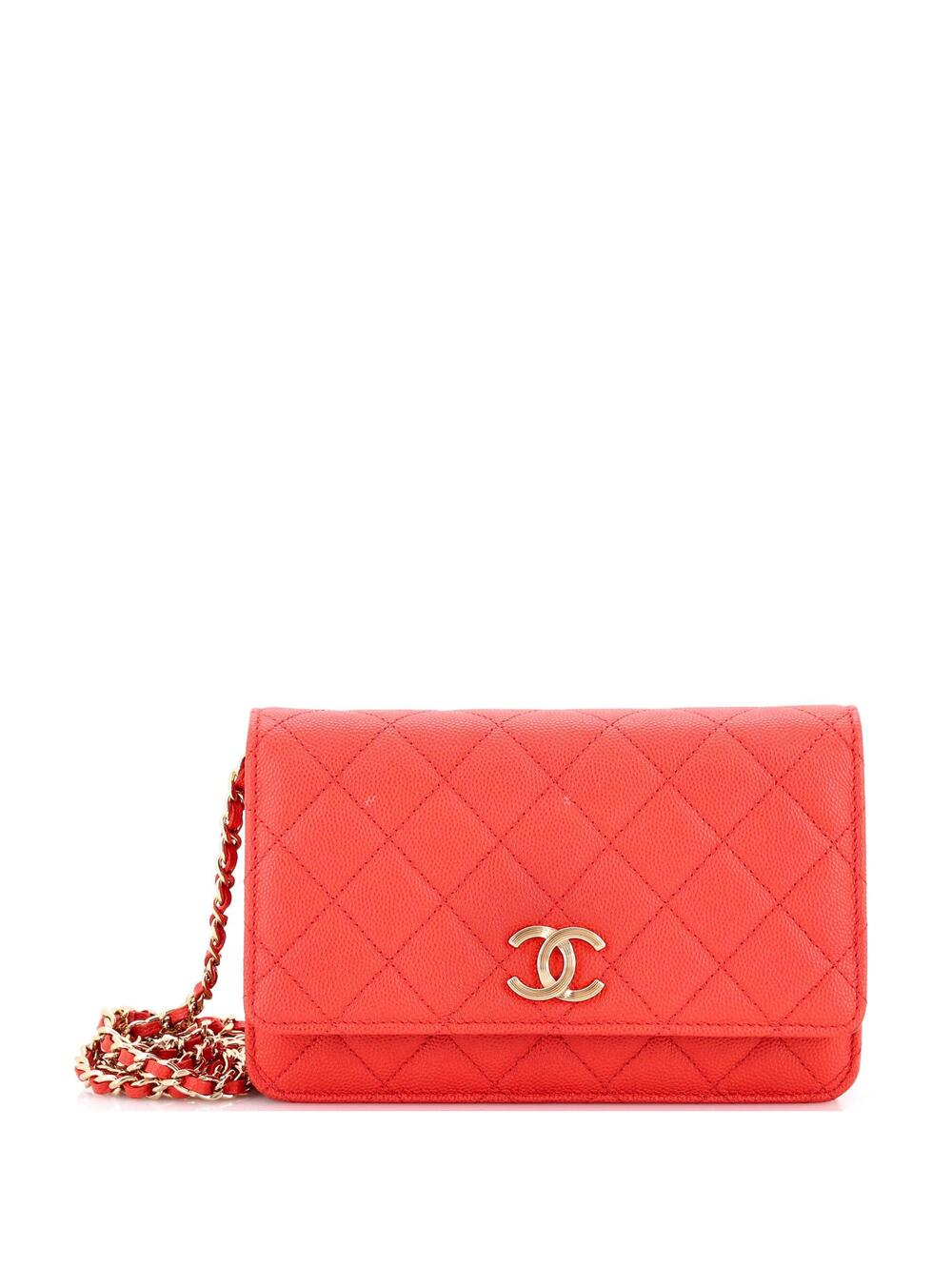 Chanel Textured Cc Wallet On Chain #335632C33B